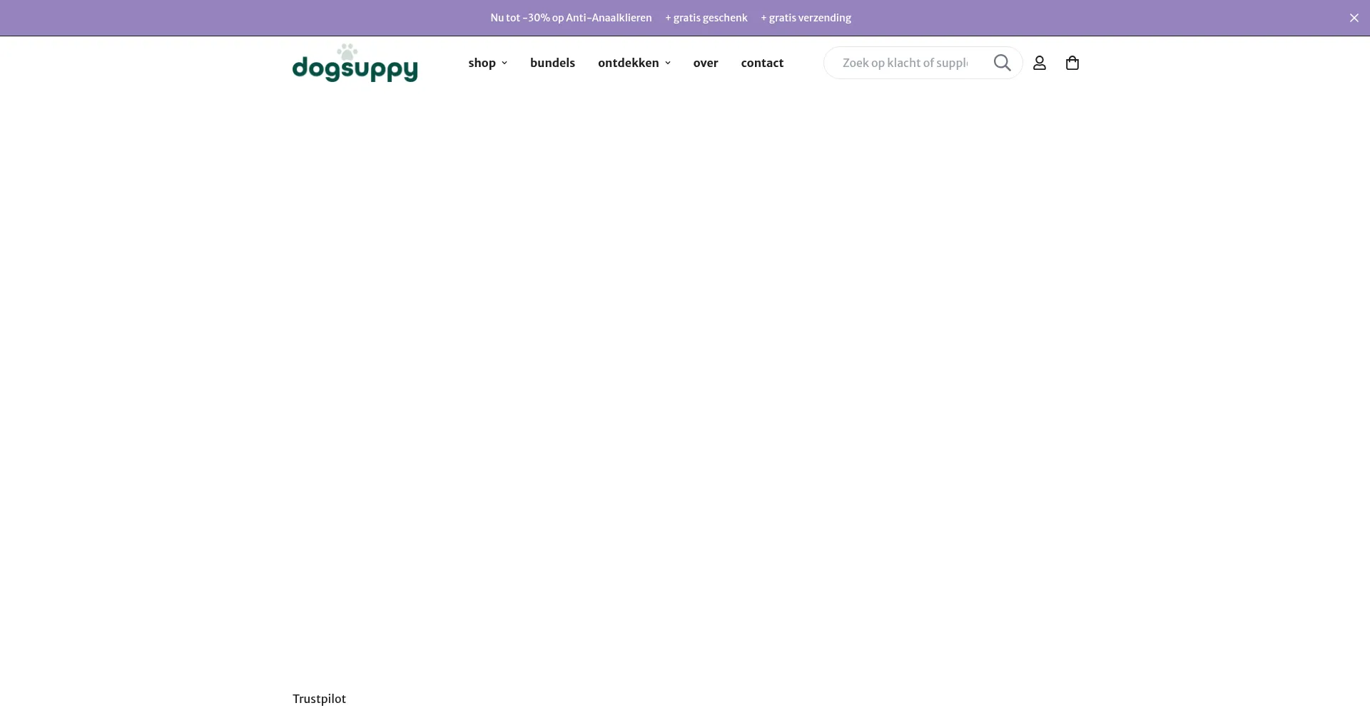 Website screenshot of Dogsuppy.com