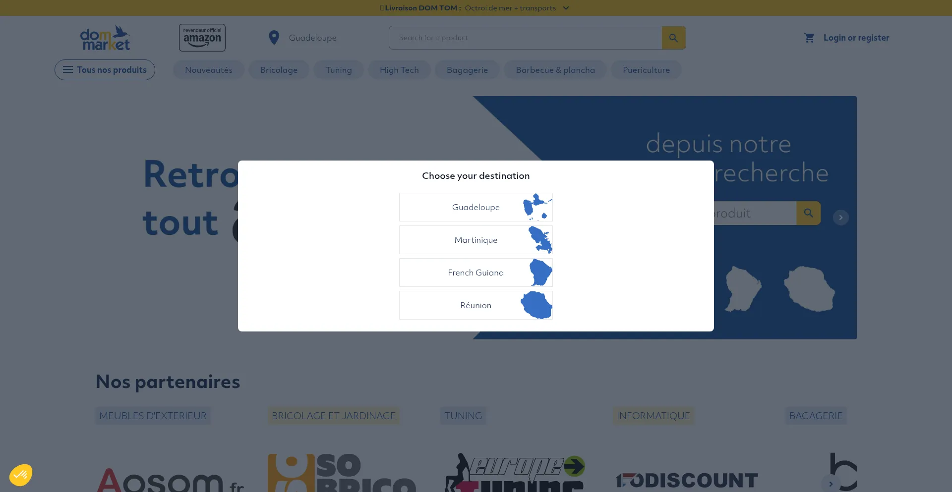 ¿És Seguro y Confiable Dommarket.fr?