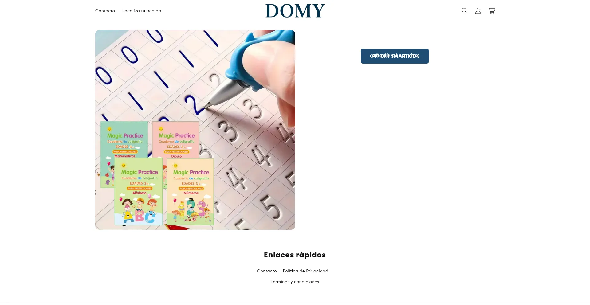 Website screenshot of Domyactiva.com