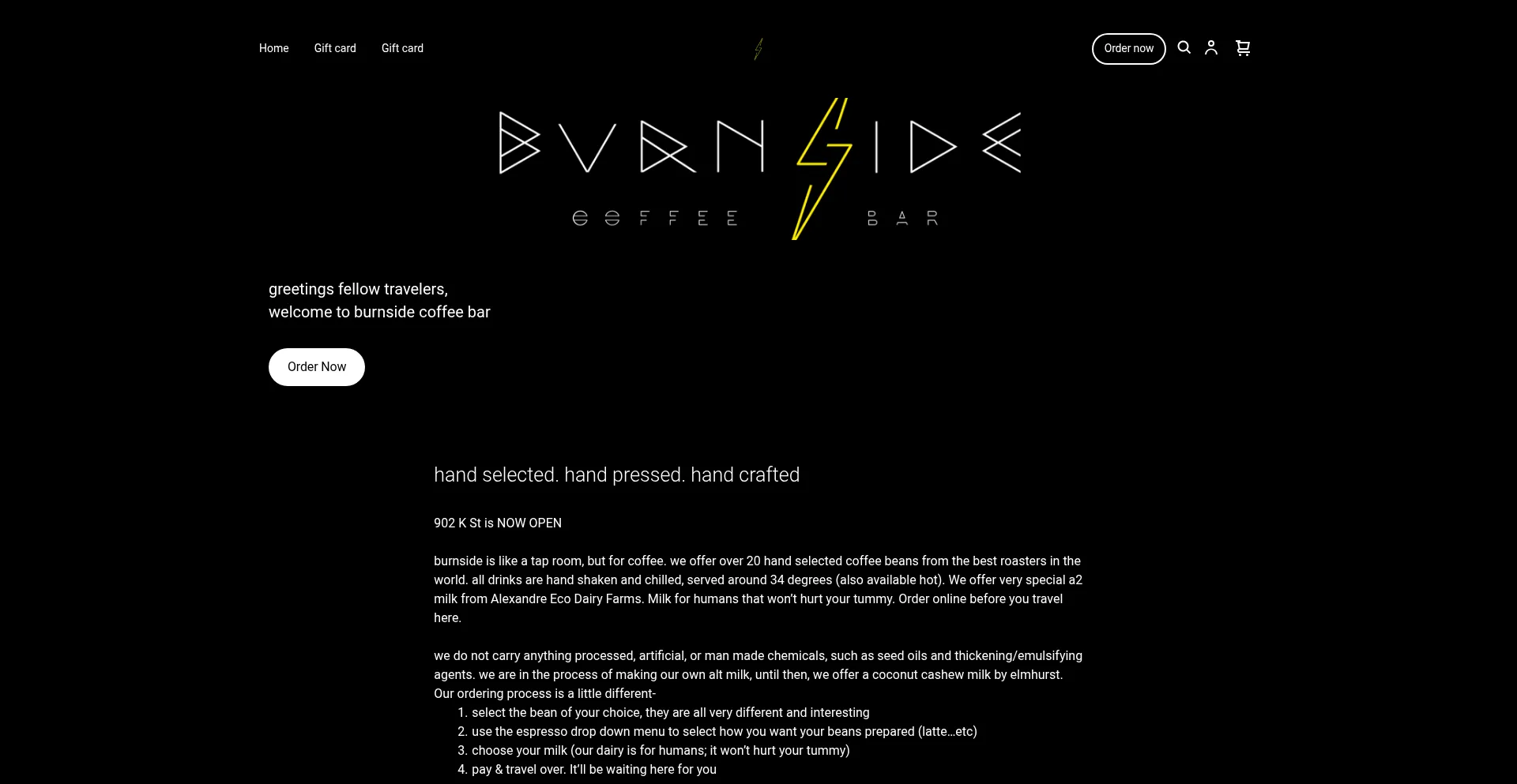 Website screenshot of Dontdrinkburnside.com