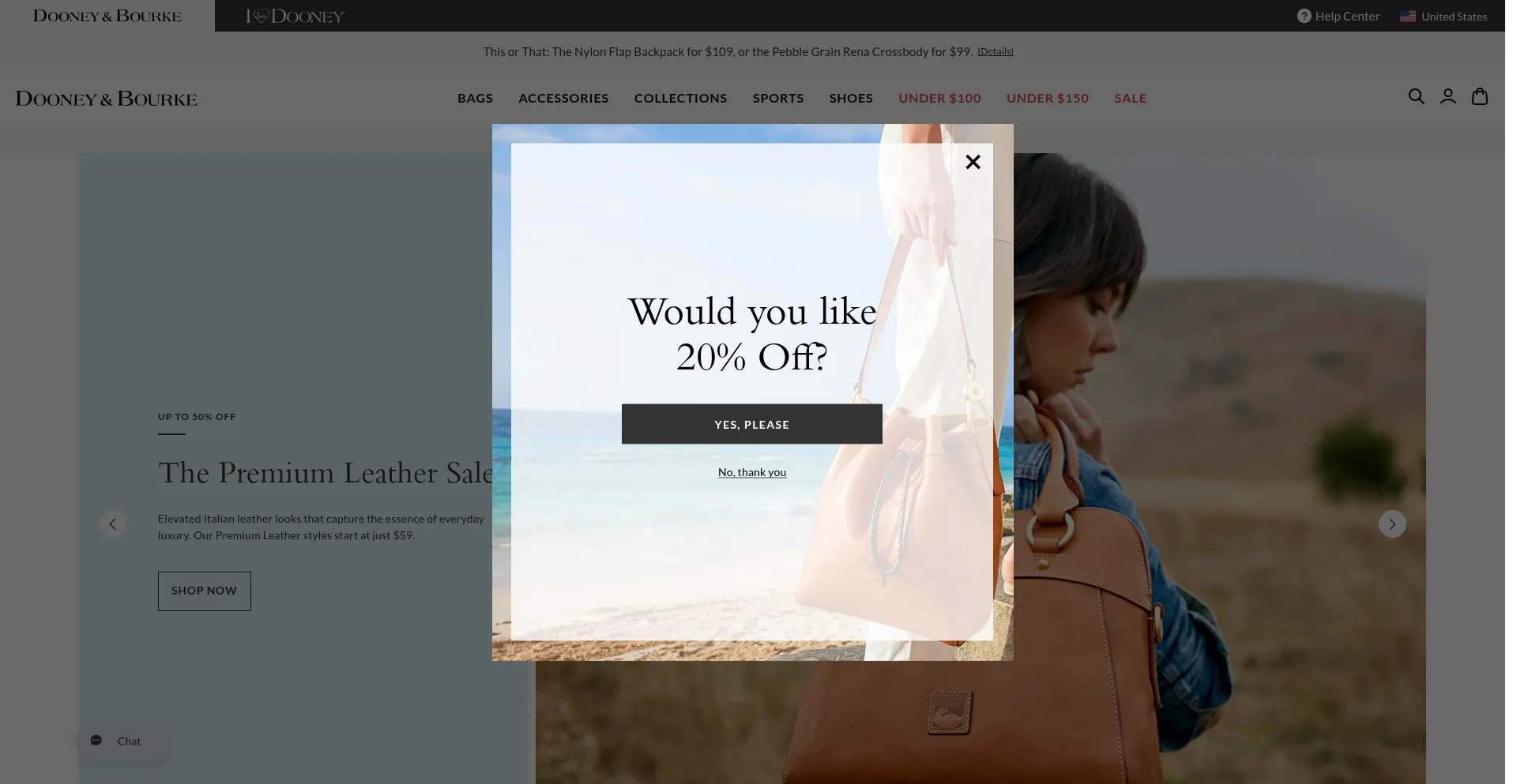Dooney.com Screenshot