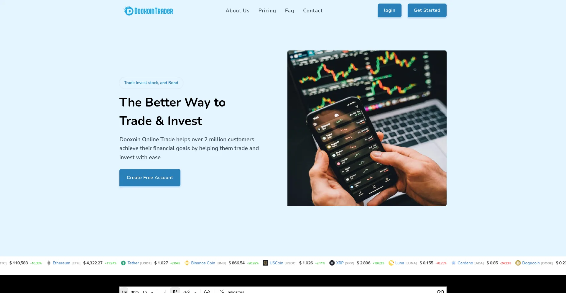 Website screenshot of Dooxoin.com