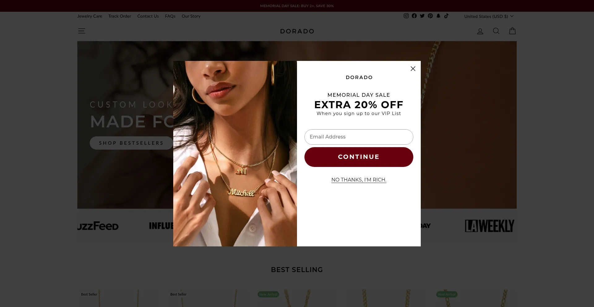 Doradofashion.com Screenshot