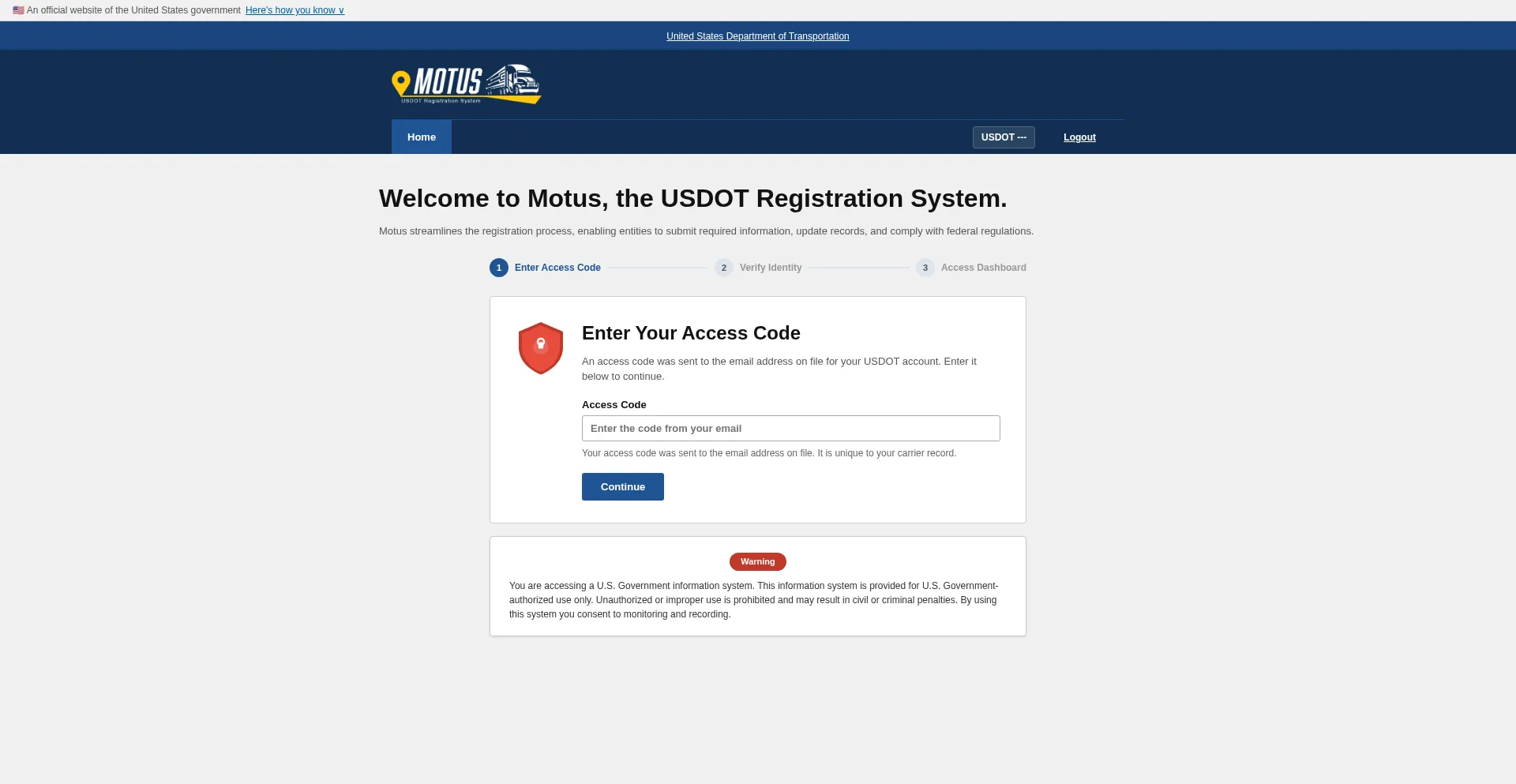 Dot.motusreporting.com