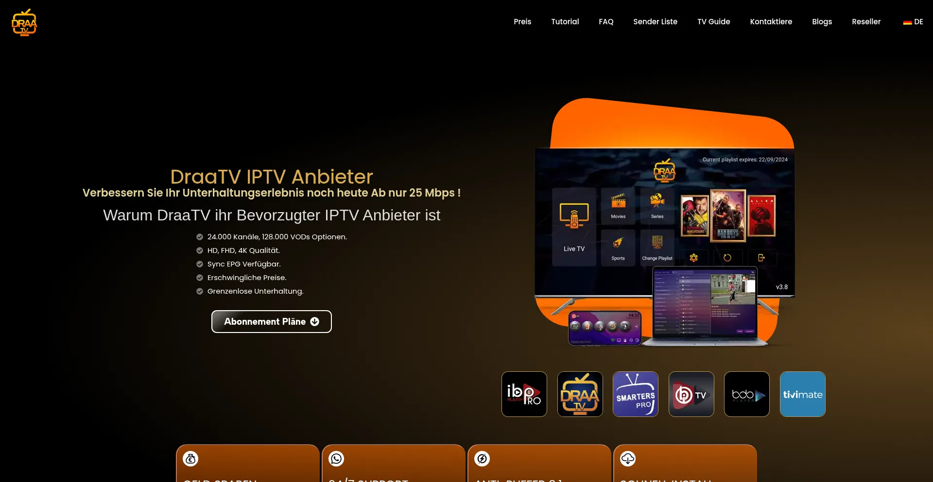Draatv.com Screenshot