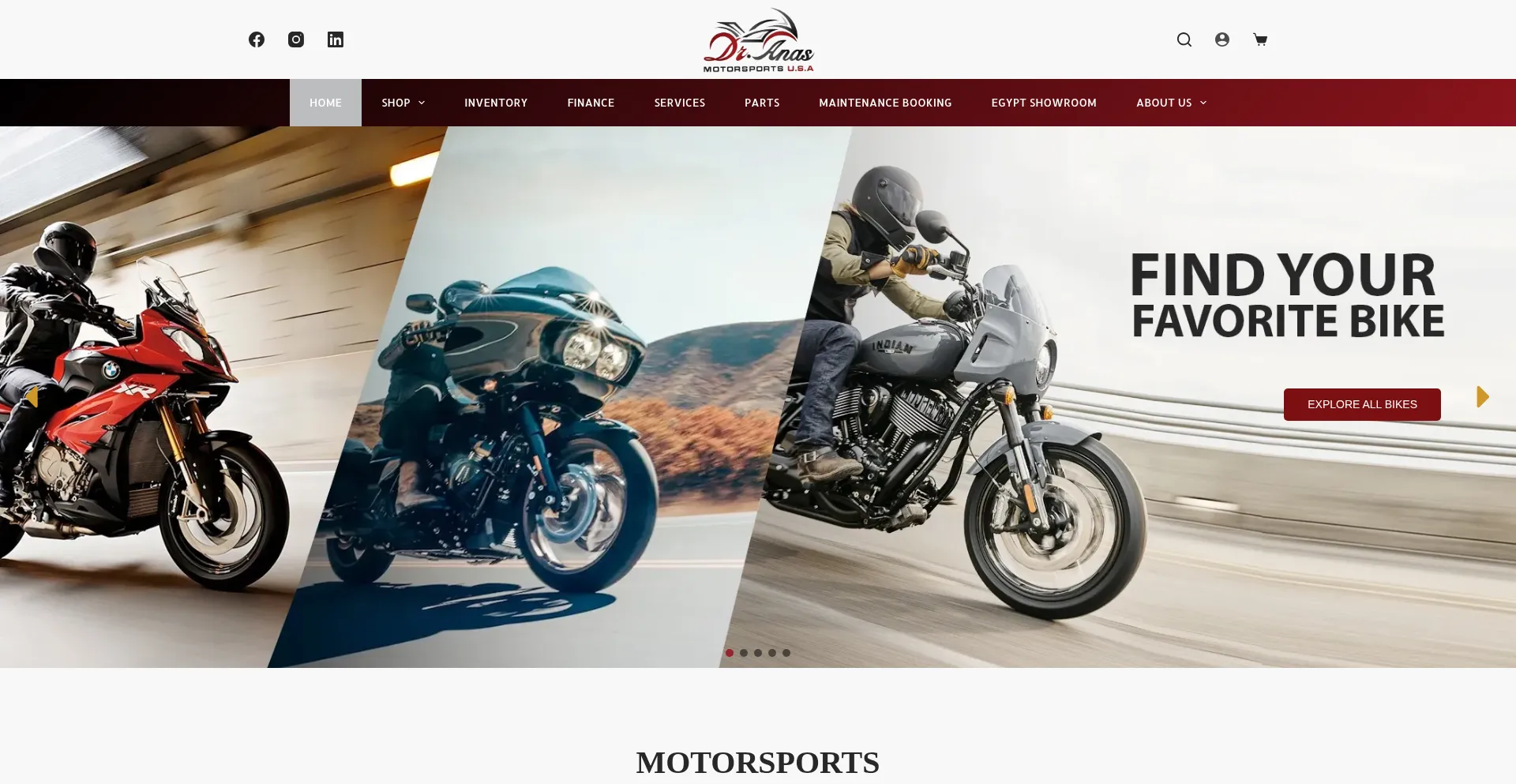 Website screenshot of Dranas.us
