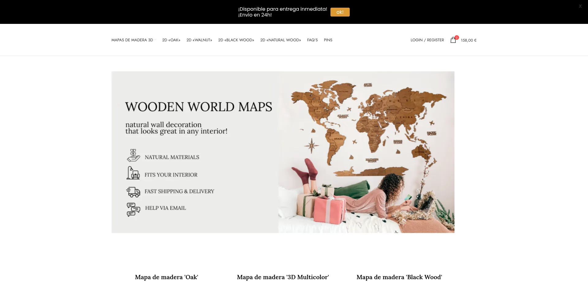 Website screenshot of Dream4wood.eu