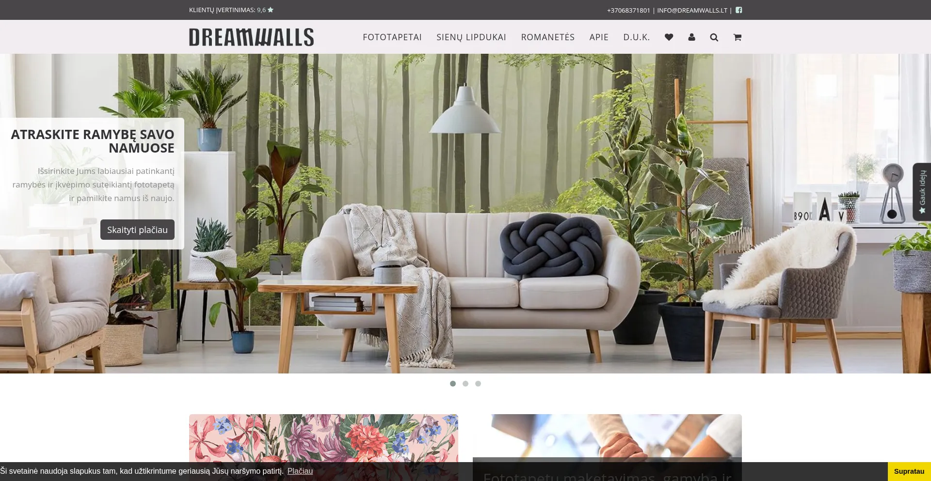 ¿És Seguro y Confiable Dreamwalls.lt?