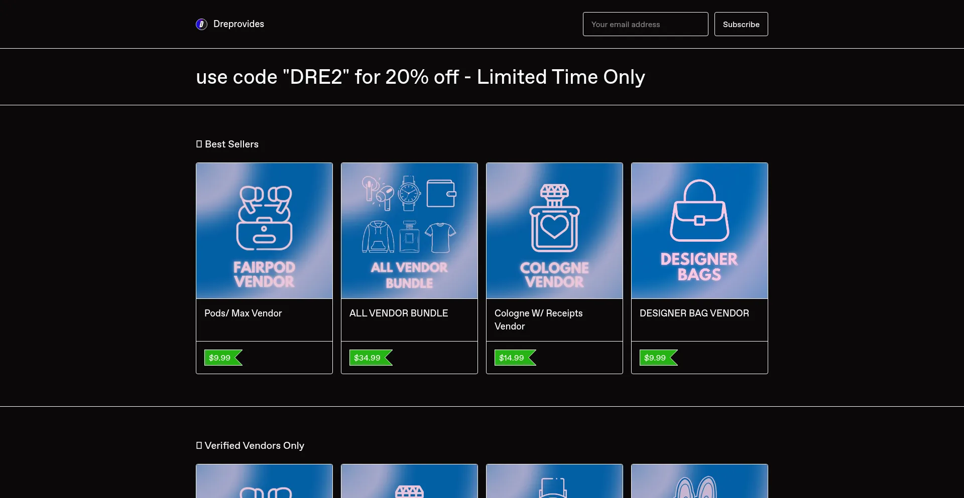 Dreprovides.gumroad.com