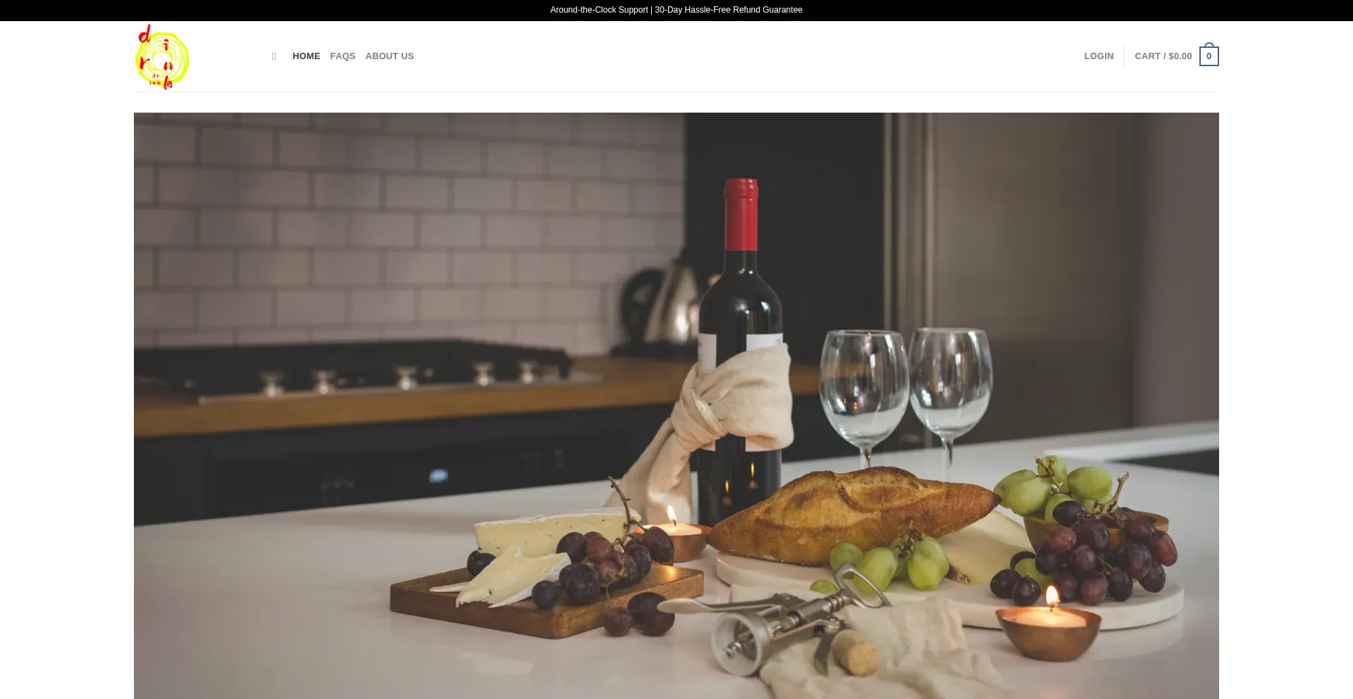 Website screenshot of Drinkyl.com