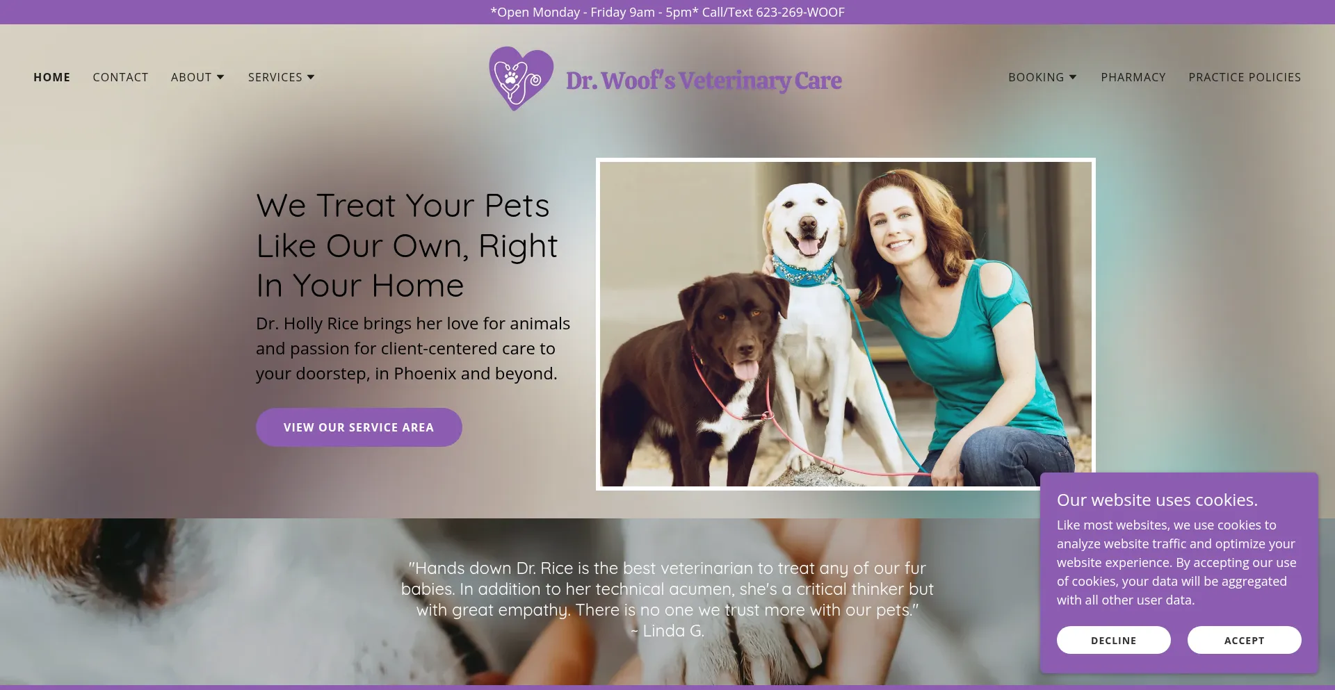 ¿És Seguro y Confiable Drwoofsveterinarycare.com?