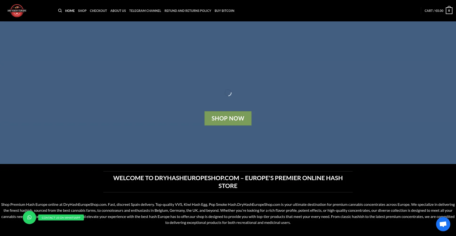 ¿És Seguro y Confiable Dryhasheuropeshop.com?