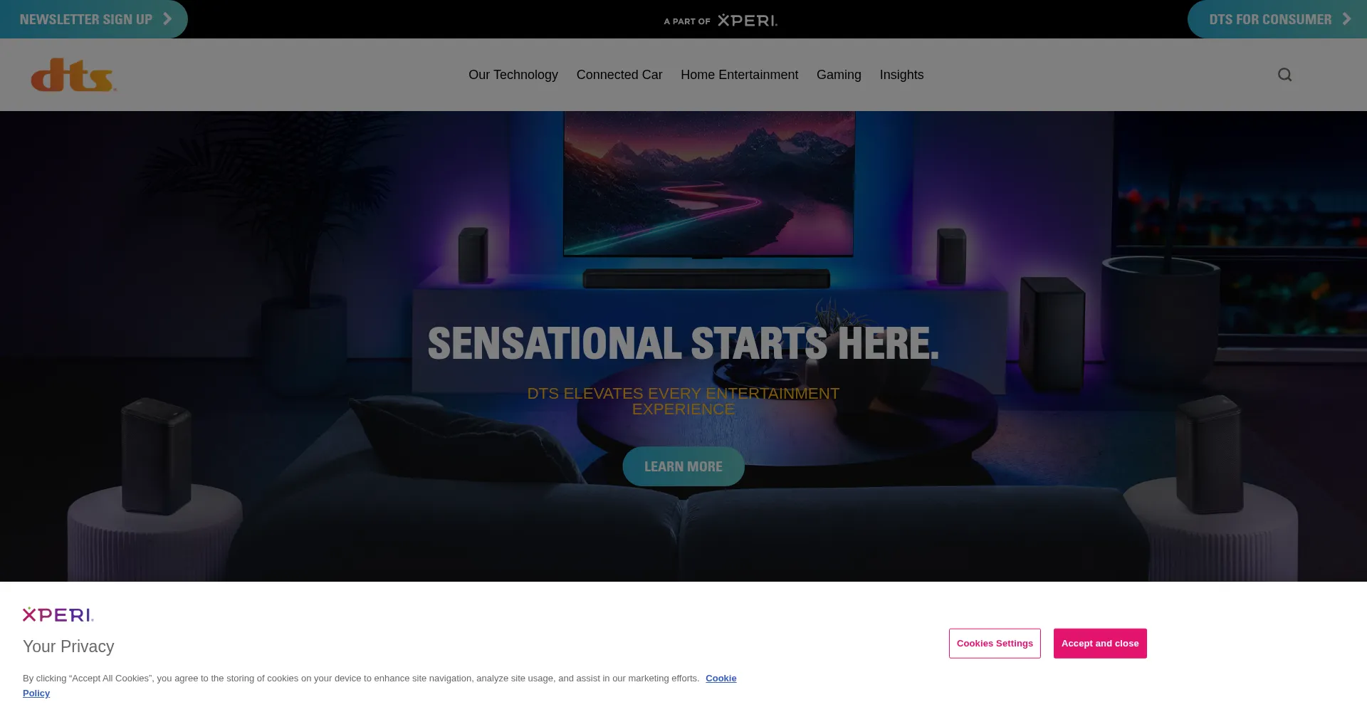 Dts.com Screenshot