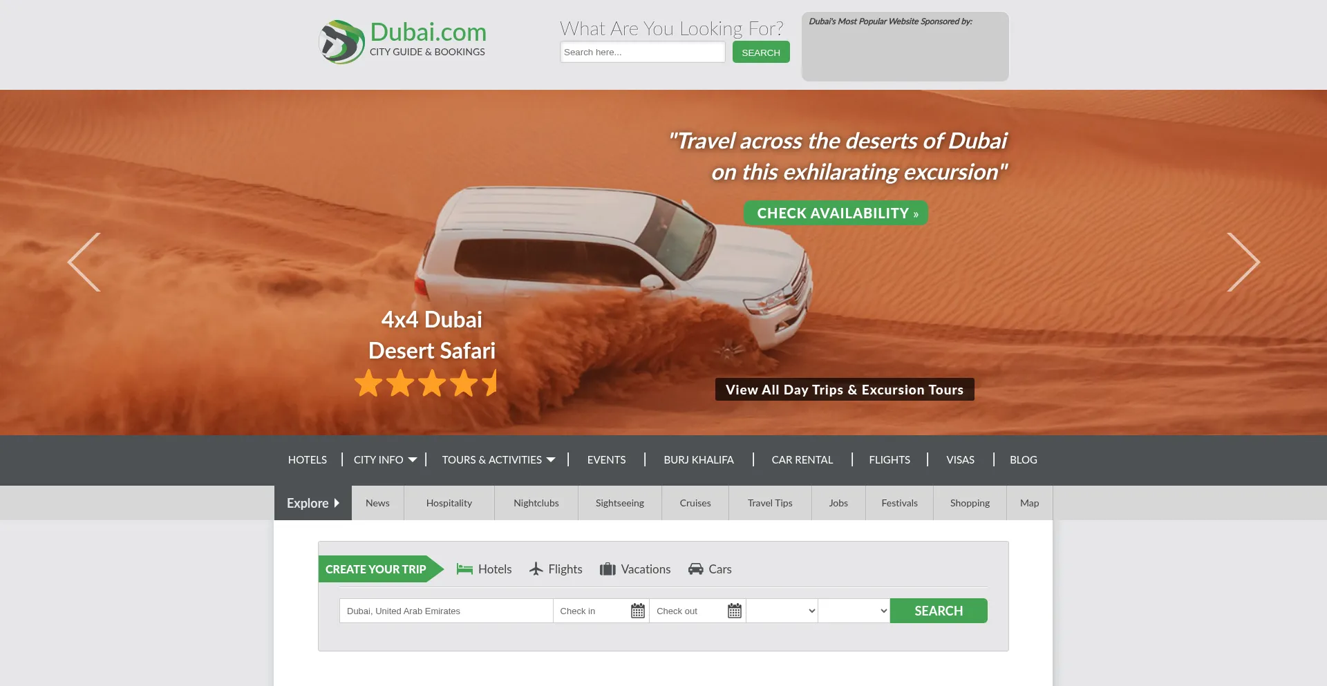 Dubai.com Screenshot