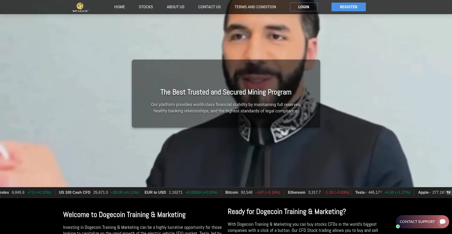 Dugecointrainingmarket.com