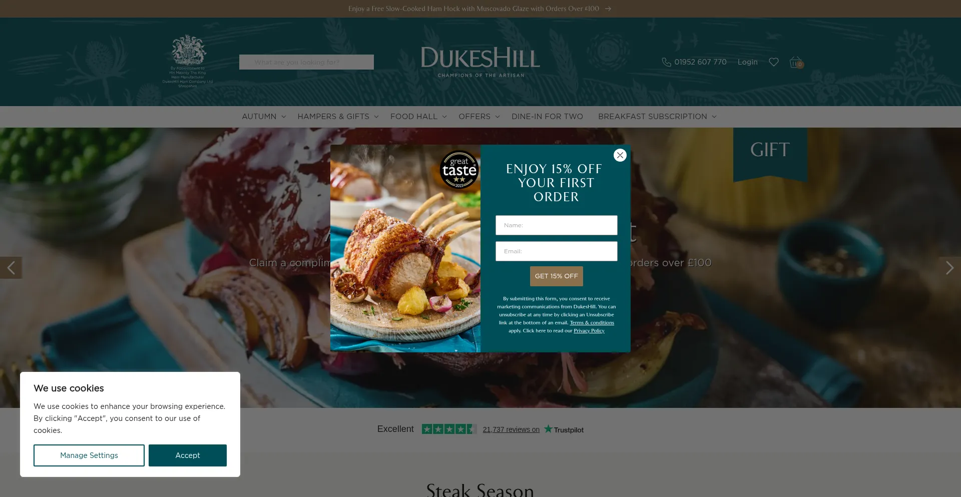 ¿És Seguro y Confiable Dukeshill.co.uk?