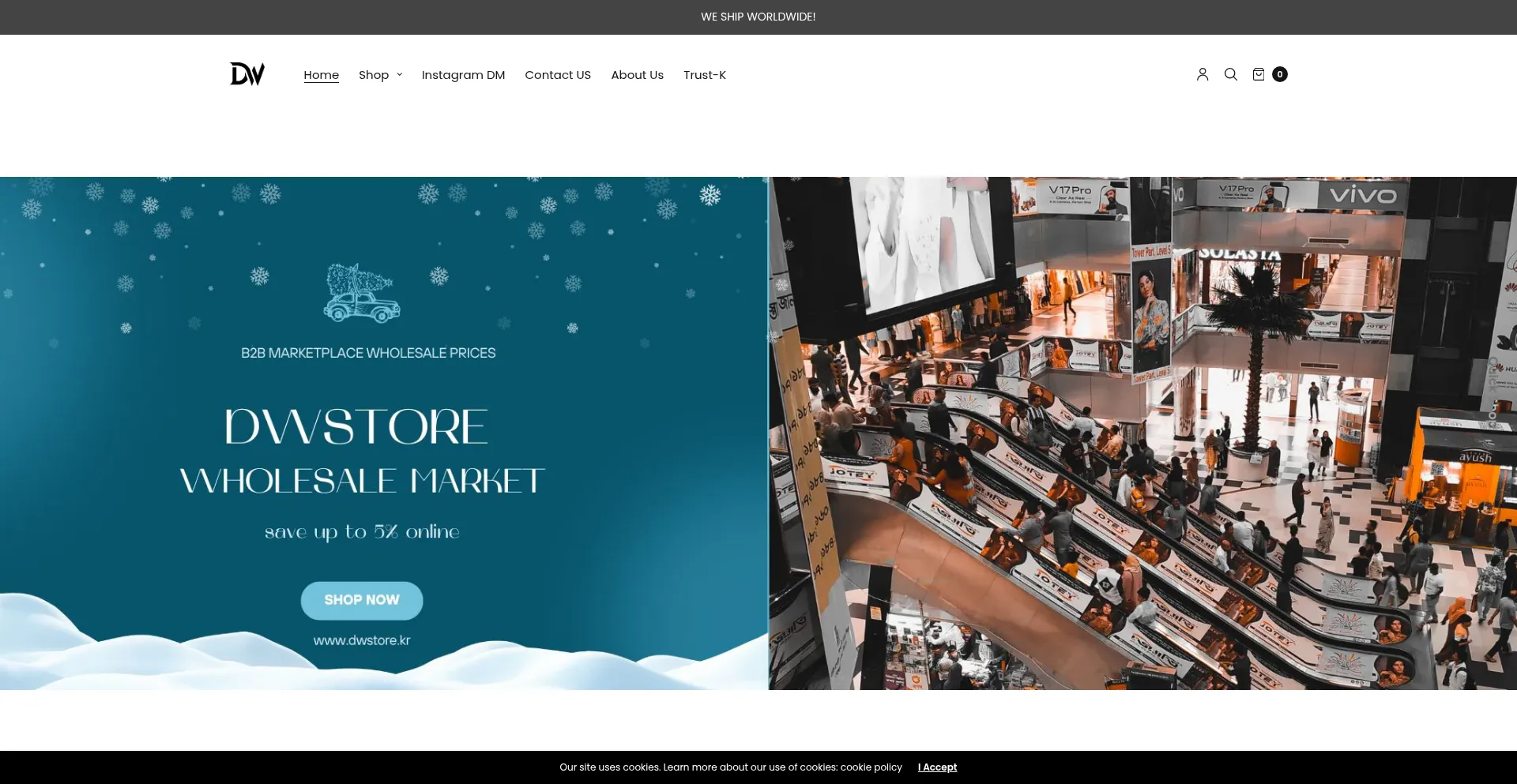 ¿És Seguro y Confiable Dwstore.kr?