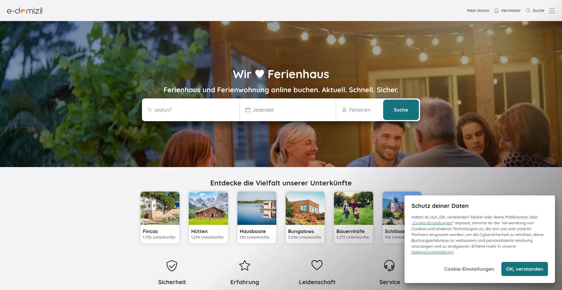 E-domizil.de Screenshot