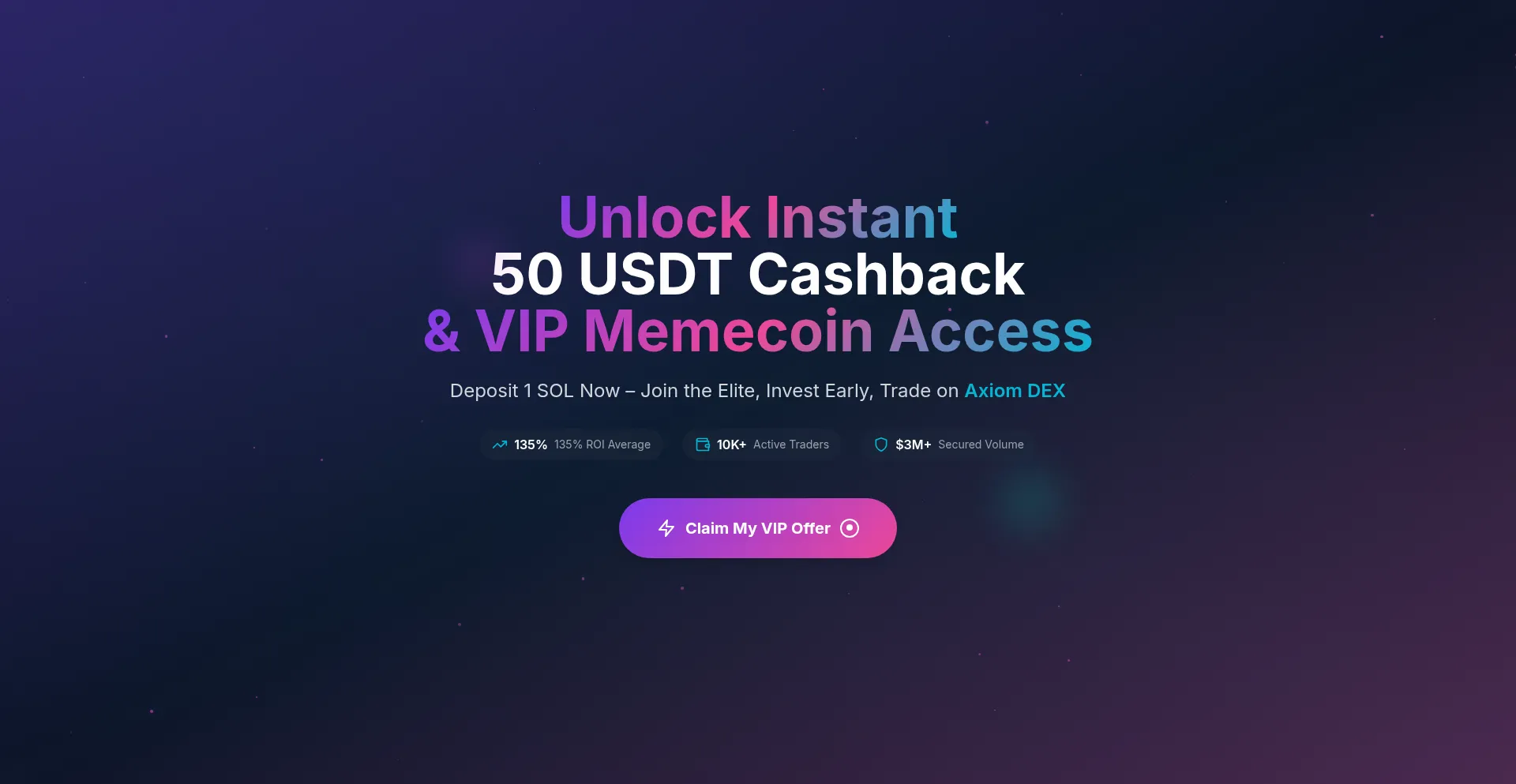 Website screenshot of Earlycoinclub.xyz