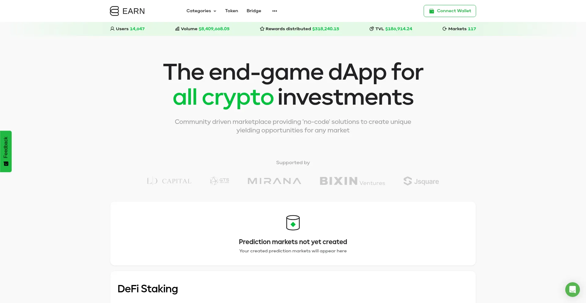 Earn.network Screenshot