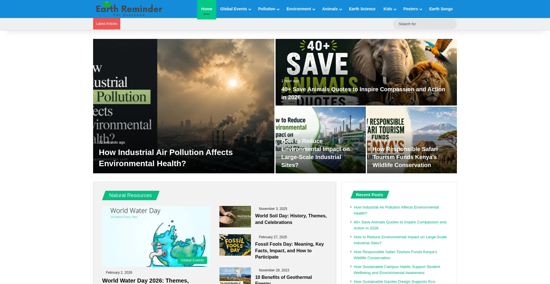Earthreminder.com