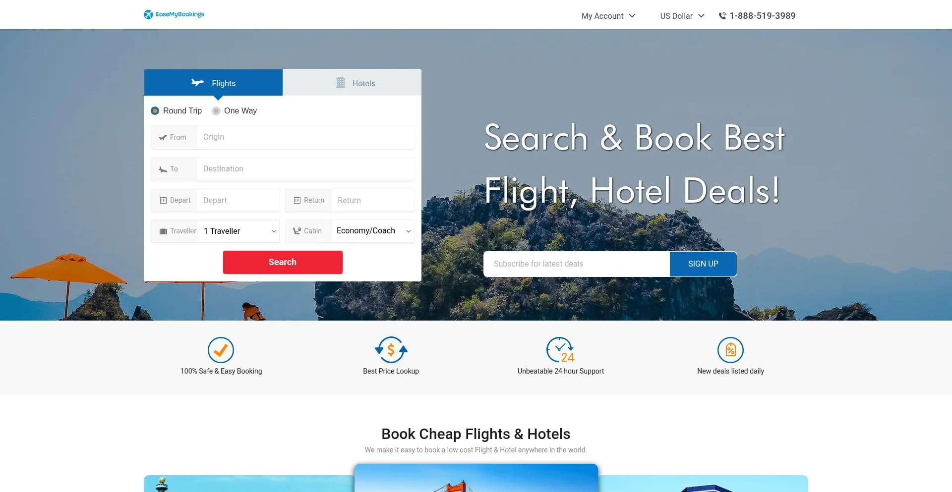 ¿És Seguro y Confiable Easemybookings.com?