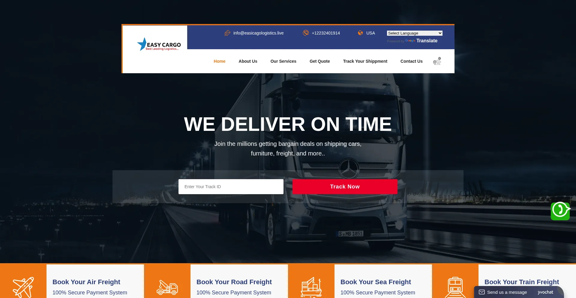 Easicagologistics.live