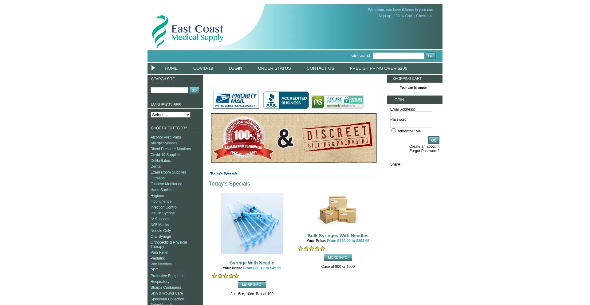 Eastcoastmedicalsupply.com