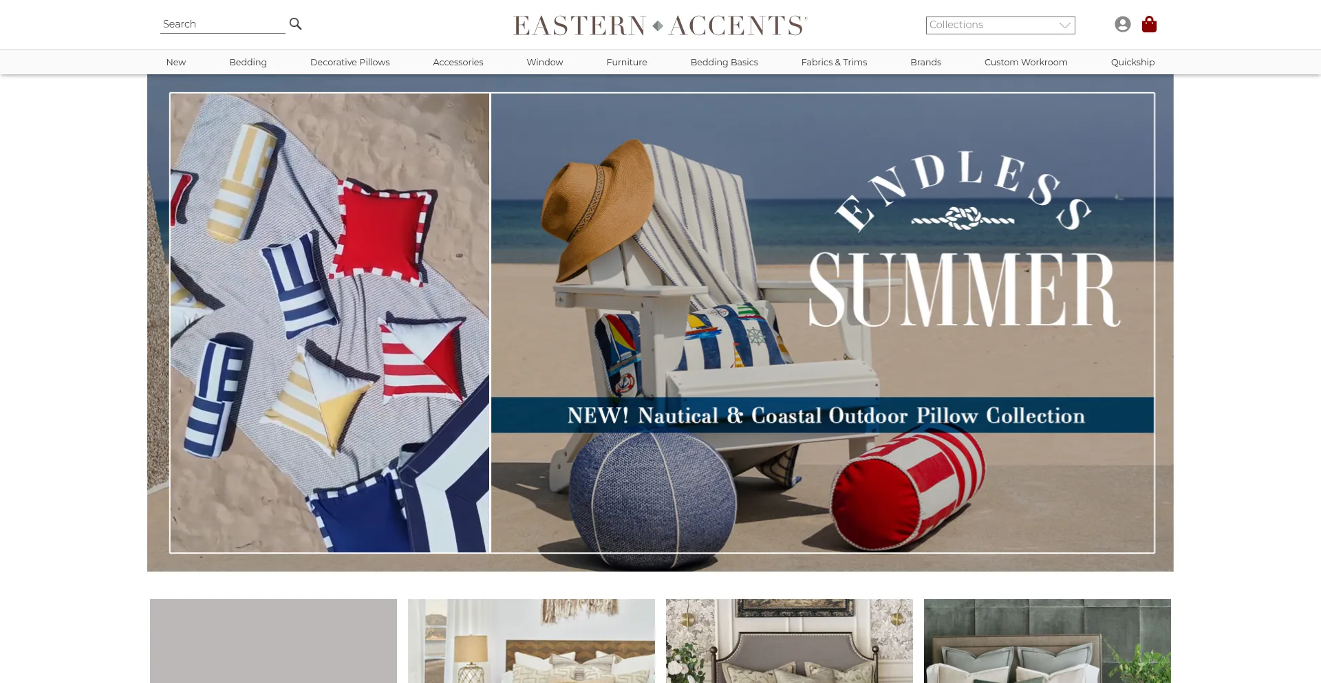 Website screenshot of Easternaccents.com