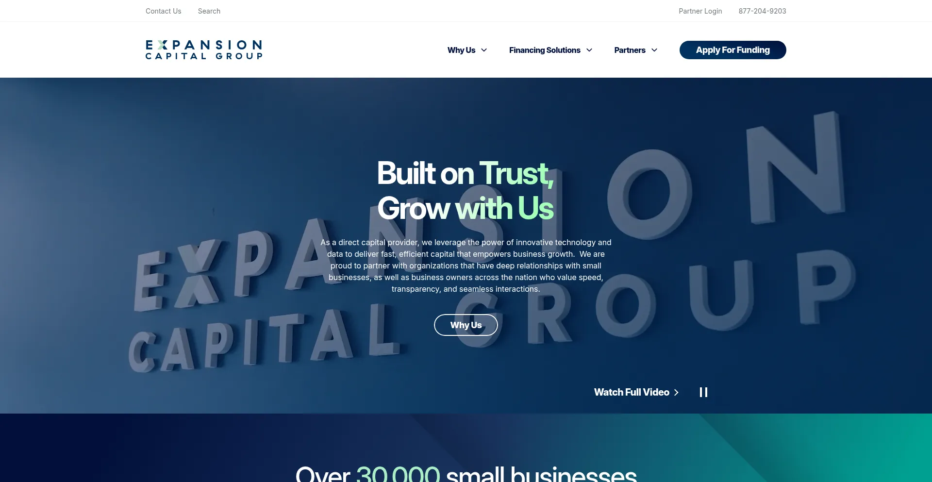 Website screenshot of Ecg.com