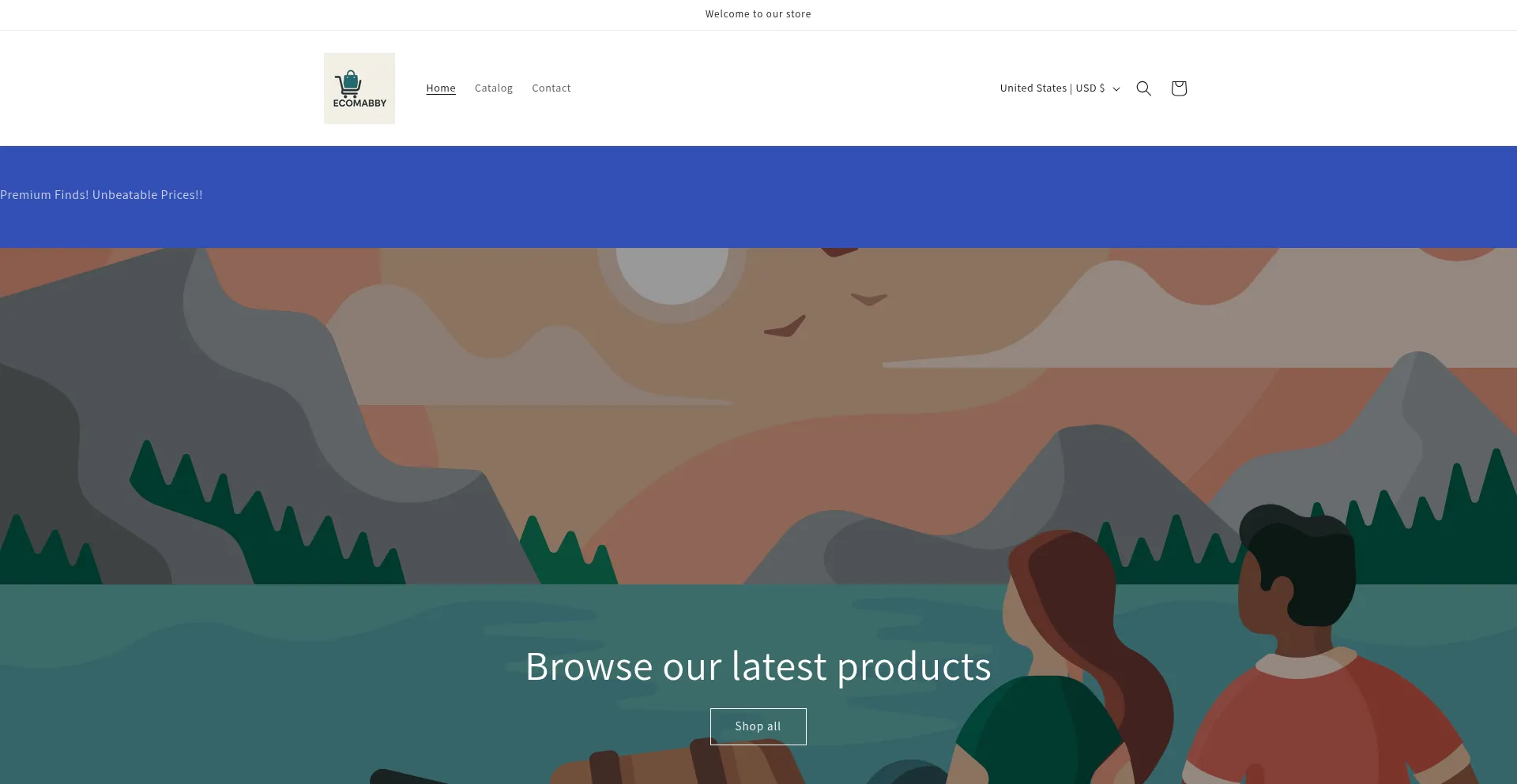 Website screenshot of Ecomabby.com