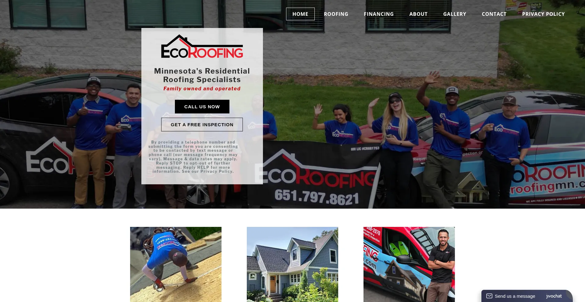 ¿És Seguro y Confiable Ecoroofingmn.com?