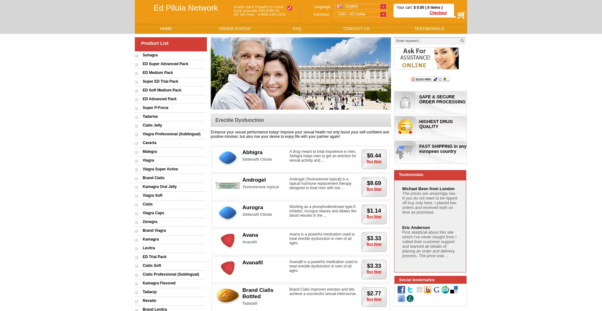 ¿És Seguro y Confiable Edpilulanetwork.com?