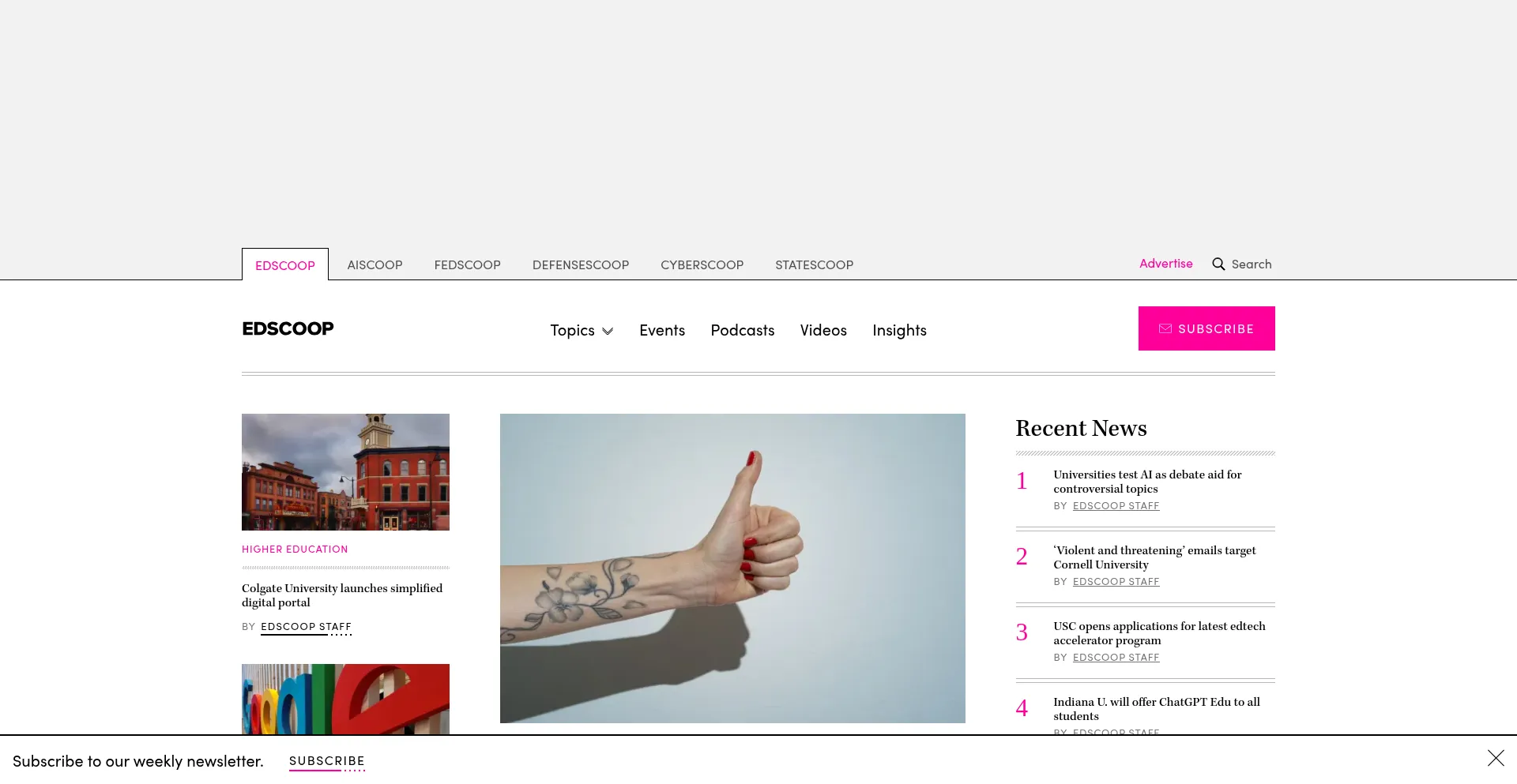 ¿És Seguro y Confiable Edscoop.com?