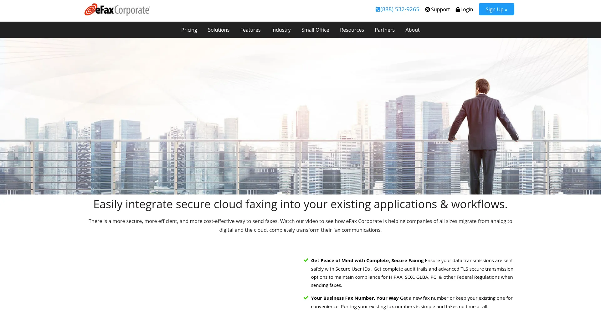 ¿És Seguro y Confiable Efaxcorporate.com?