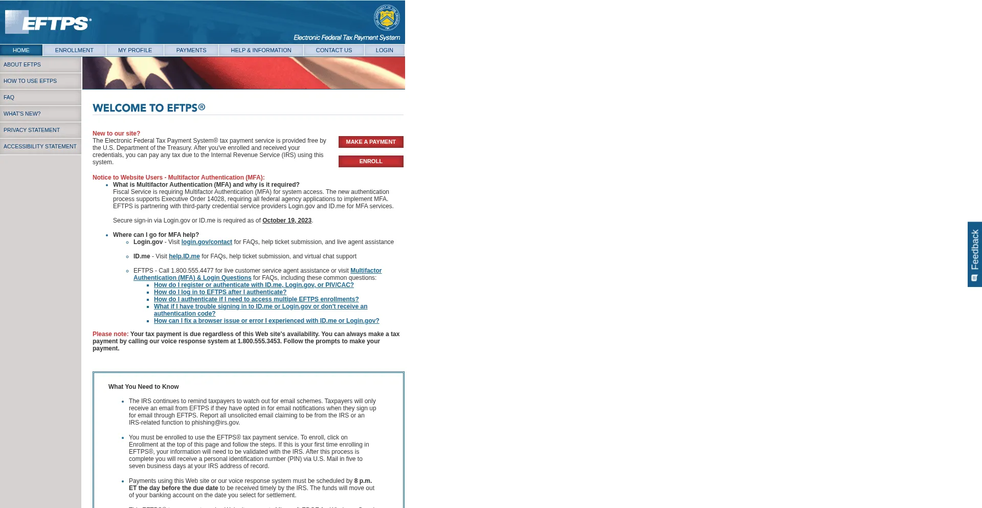 ¿És Seguro y Confiable Eftps.com?