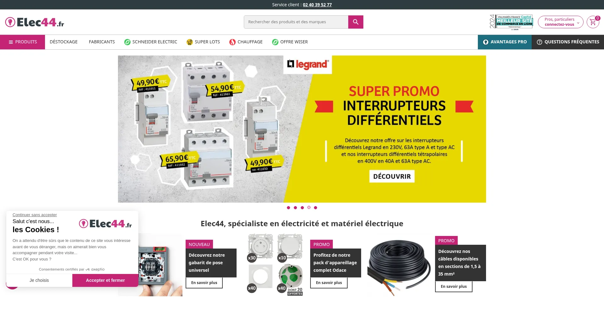 Elec44.fr Screenshot
