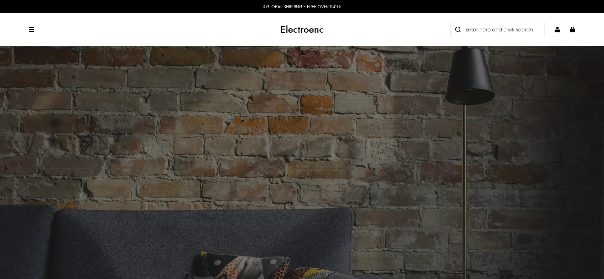 Website screenshot of Electroenc.com