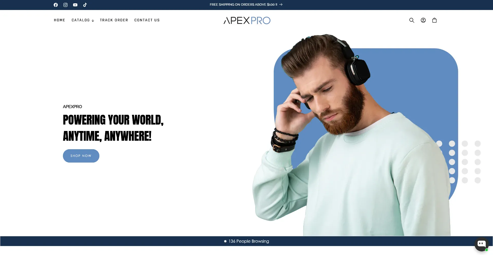 Website screenshot of Electronicsapex.com