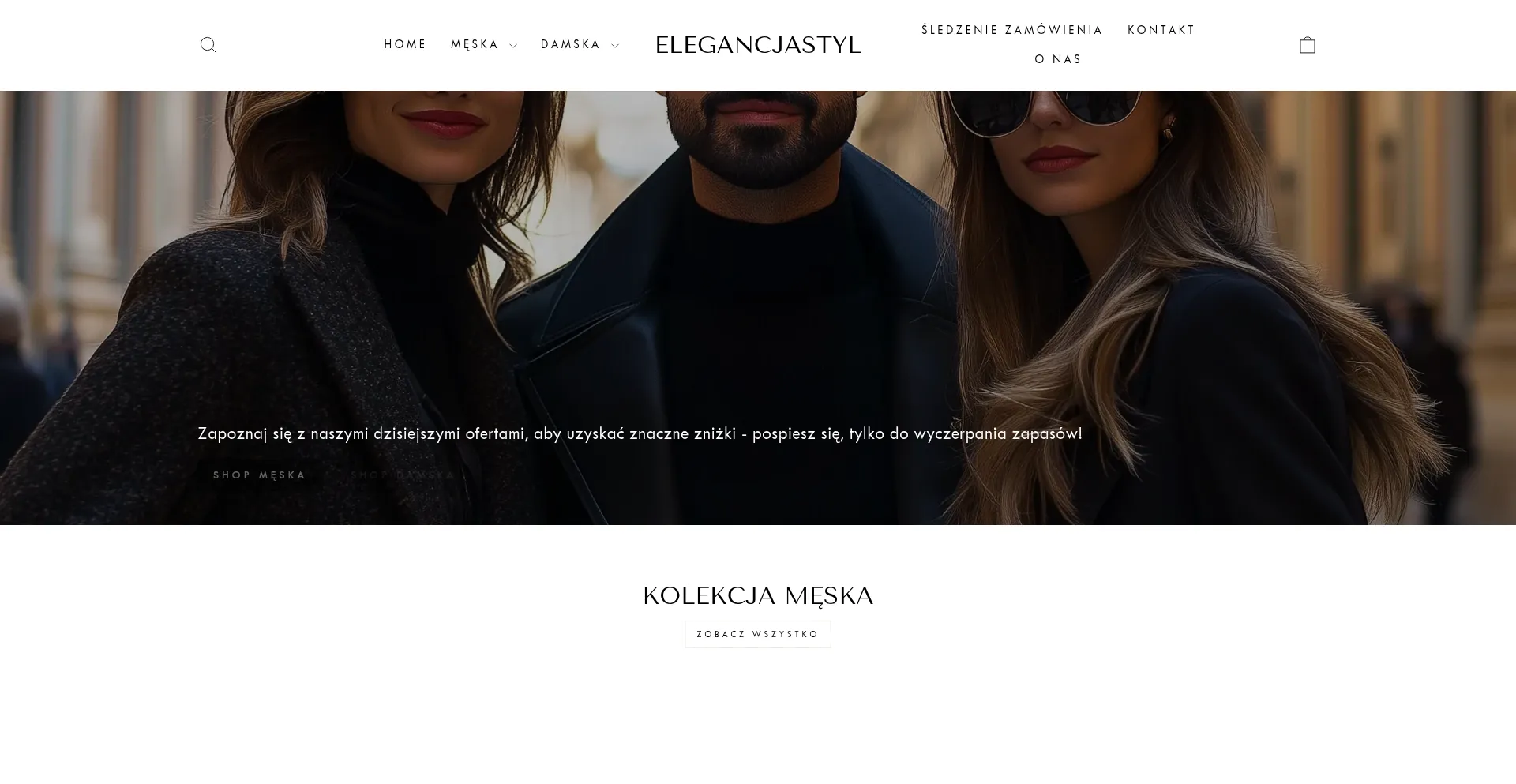 Website screenshot of Elegancjastyl.pl