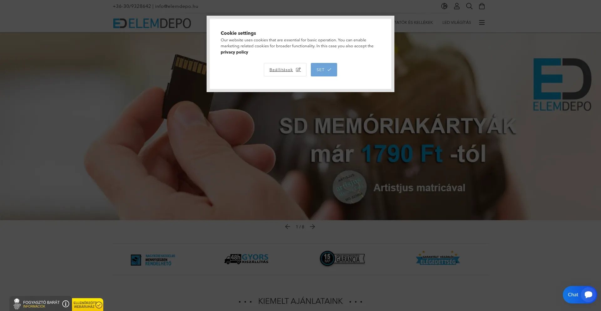 ¿És Seguro y Confiable Elemdepo.hu?