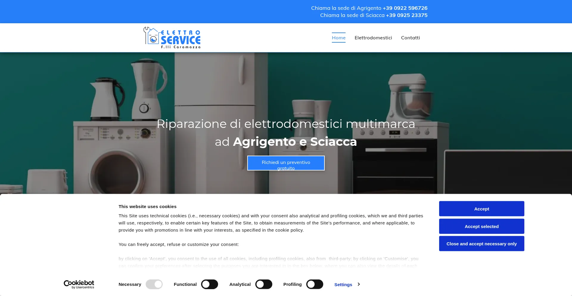 ¿És Seguro y Confiable Elettroservicecaramazza.com?