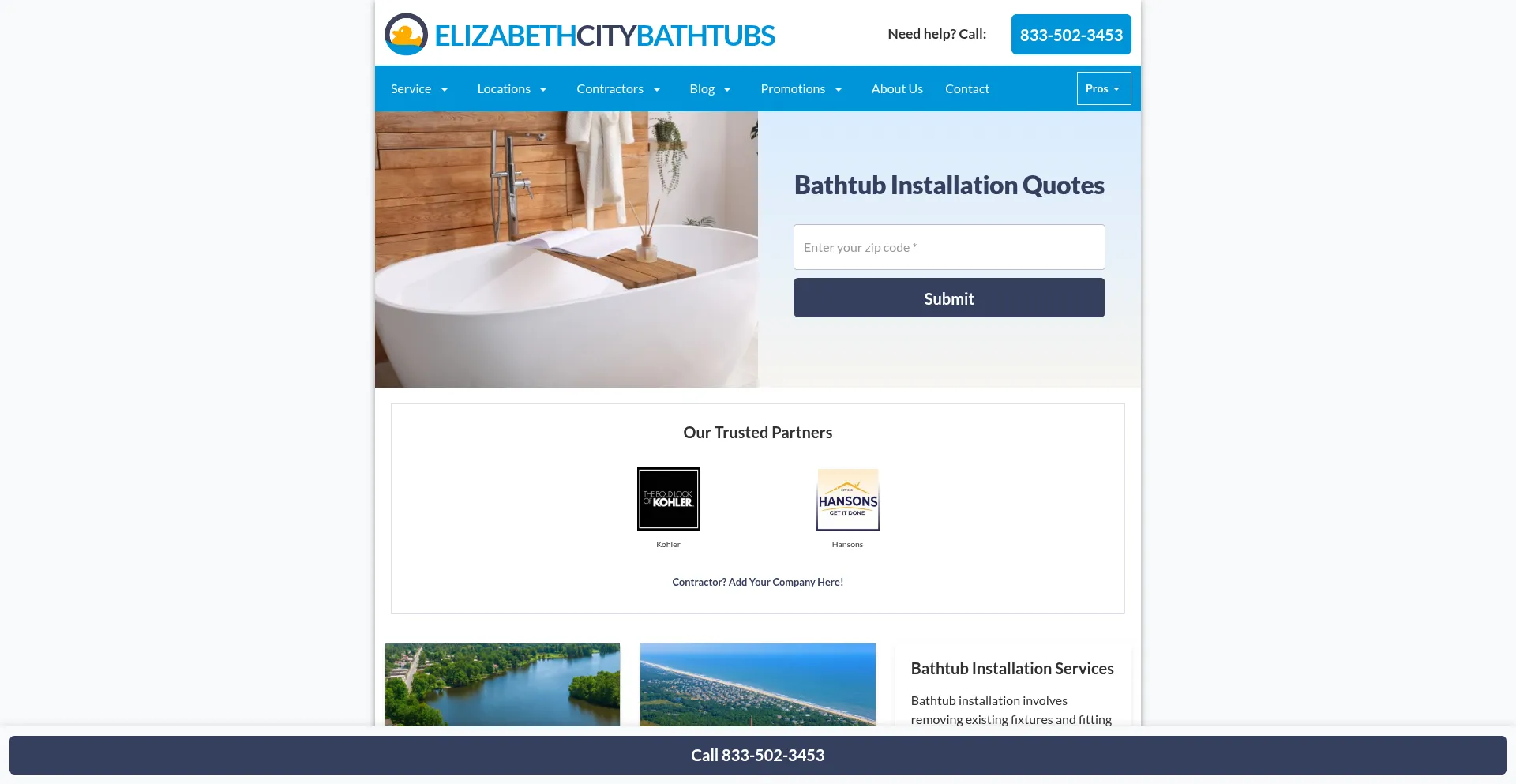 Elizabethcitybathtubs.com