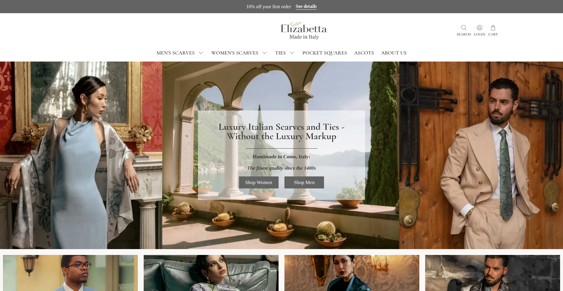 Elizabetta.net Screenshot
