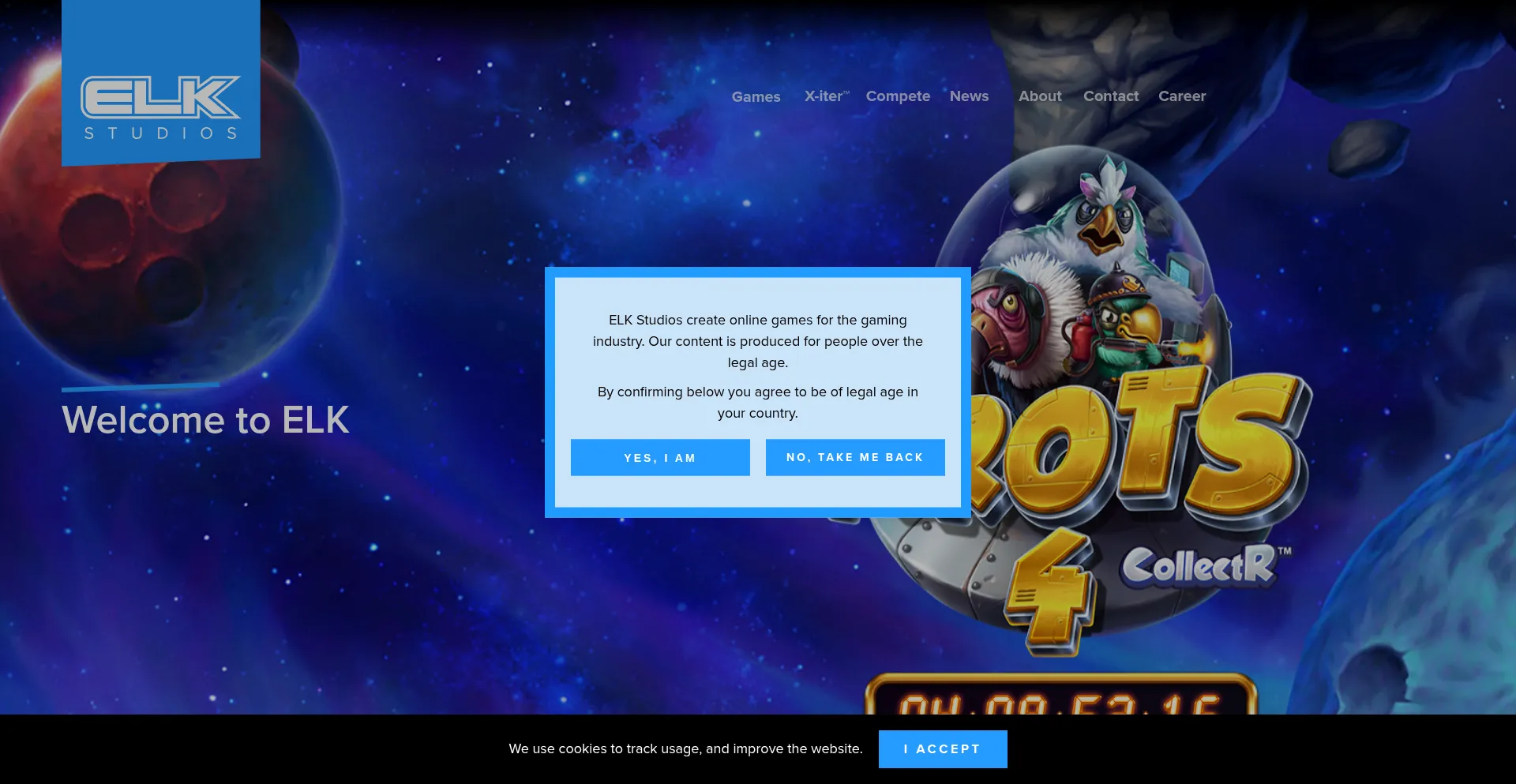 Elk-studios.com Screenshot