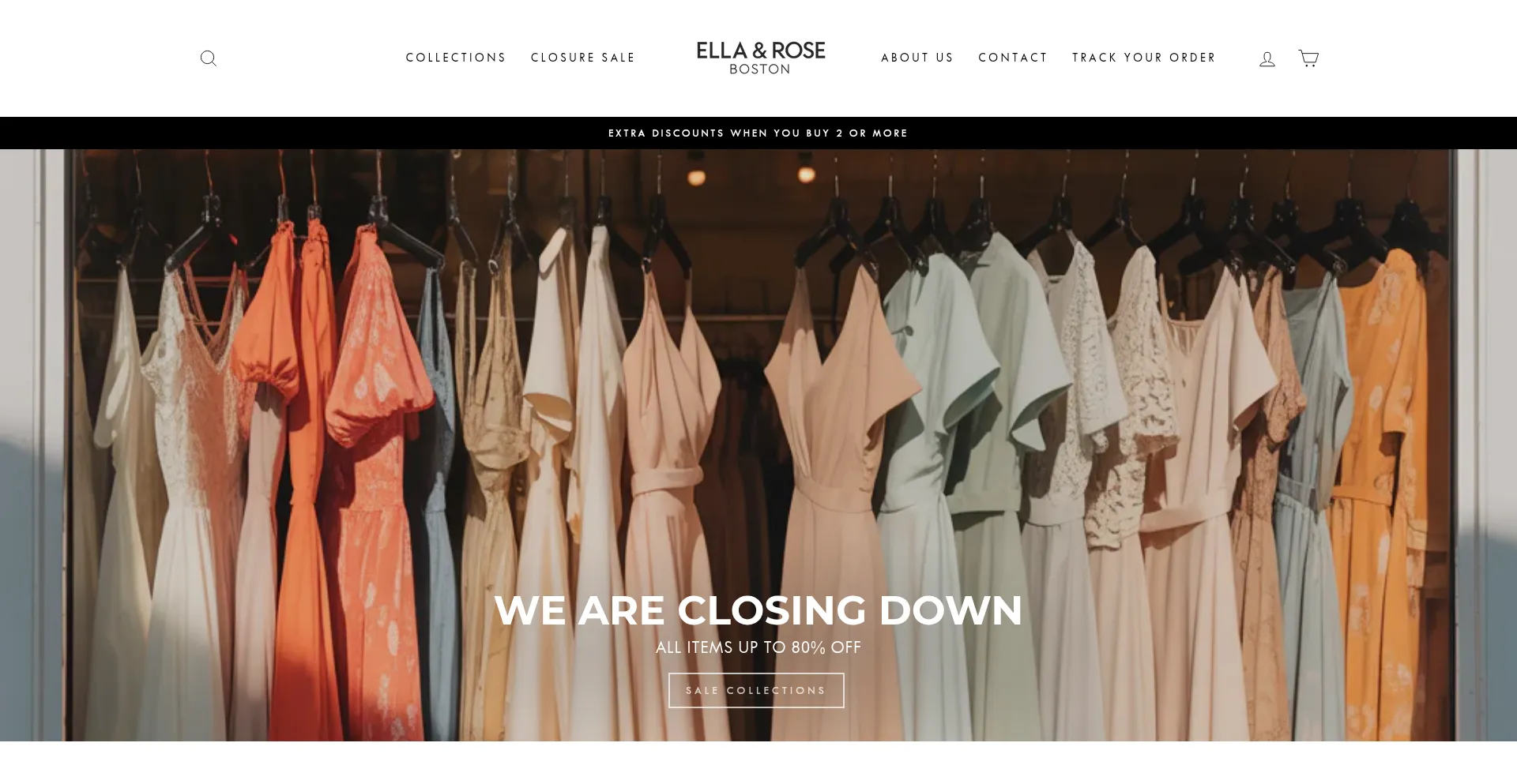 Website screenshot of Ellaroseboston.com