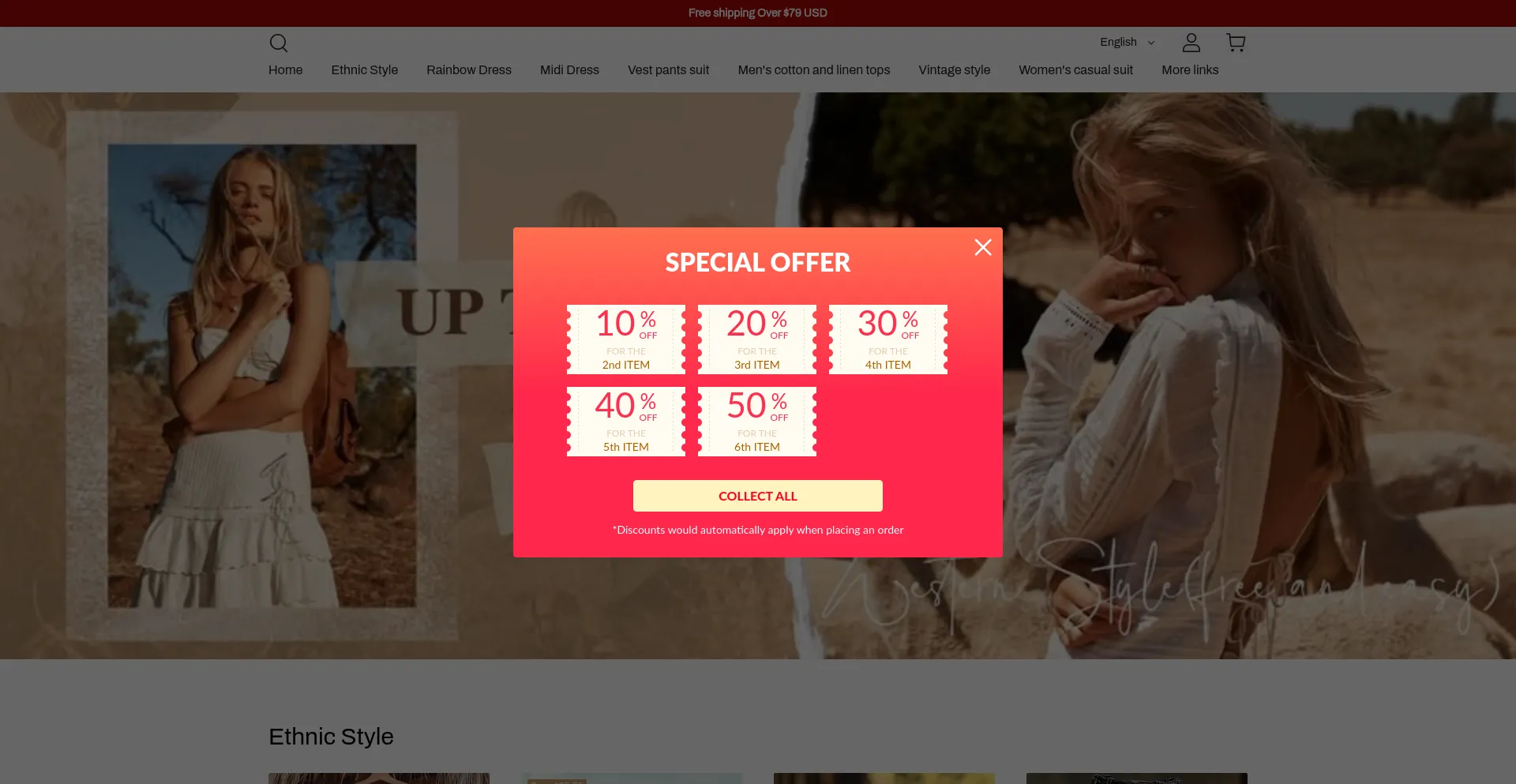 Website screenshot of Ellefeel.top