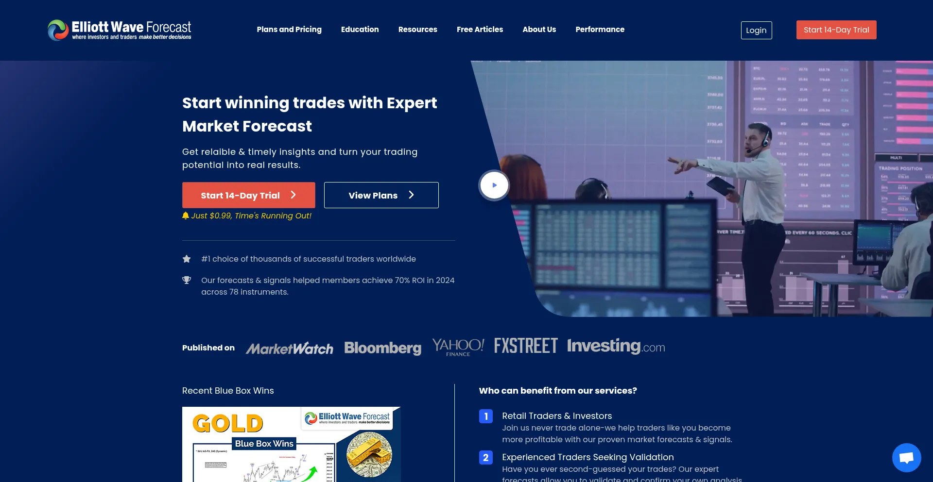 ¿És Seguro y Confiable Elliottwave-forecast.com?