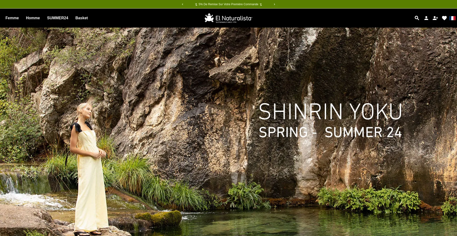 Website screenshot of Elnaturalista.fr