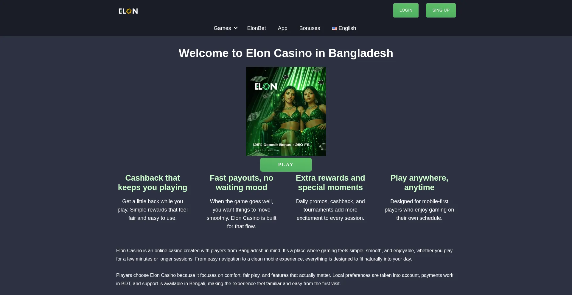 Elon-casino.com